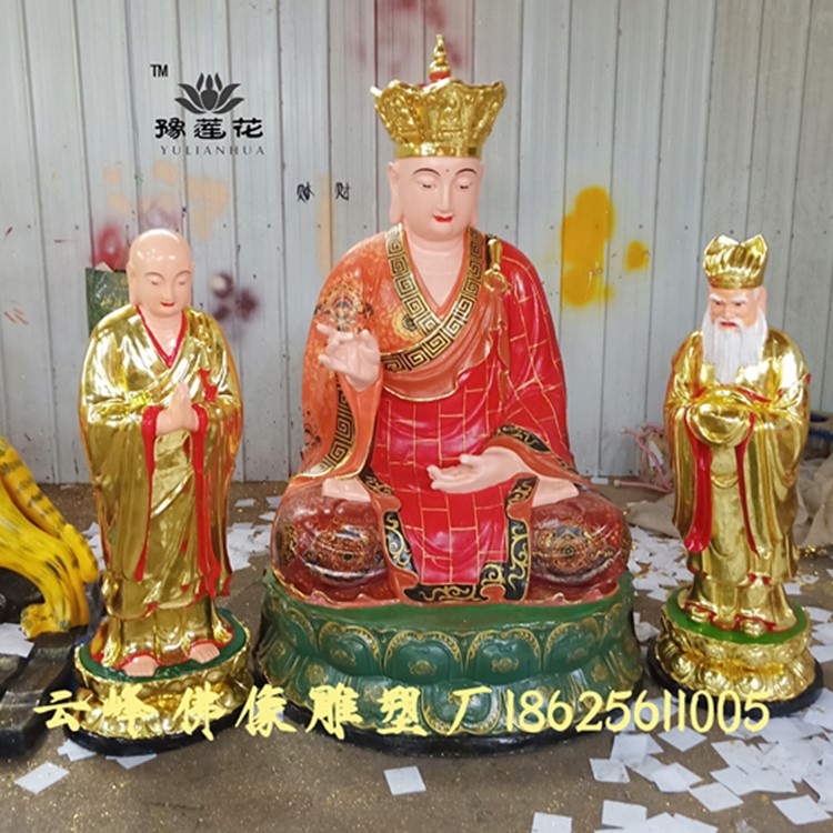 地藏王菩萨神像雕塑文公道明护法灵吉菩萨神像厂家