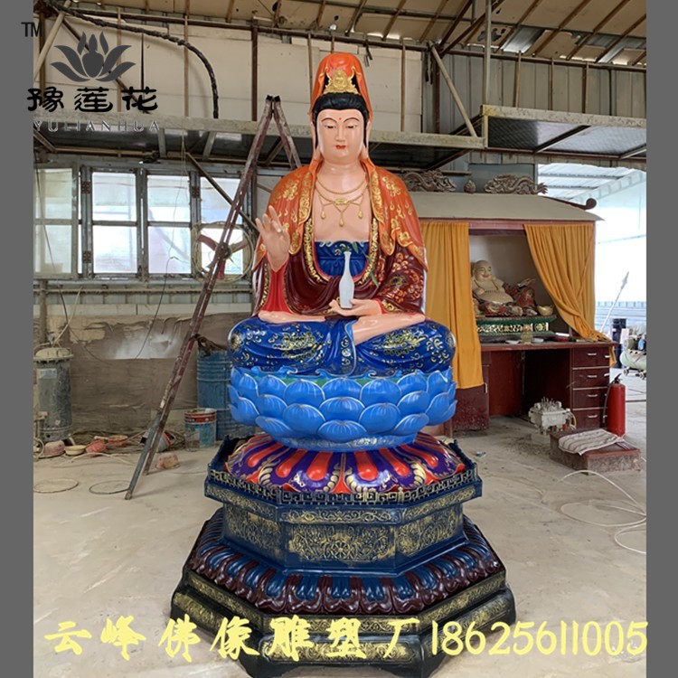 玉皇大帝雕塑,三霄娘娘雕塑,四大天王雕塑,菩萨雕塑地址:邓州市罗庄镇