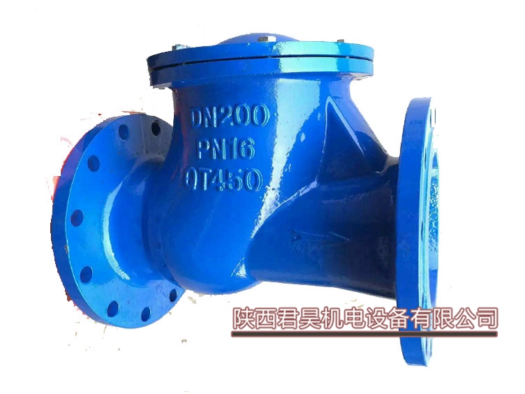 球形污水止回阀潜污泵出口止逆阀hq41x-16q无磨损橡胶球体