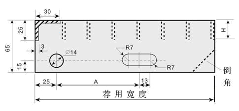 踏步板的长度指的是两边扁钢处端面间的距离图