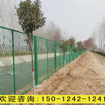 清远喷塑钢丝网隔离栏马路中间护栏厂家佛山双边丝围网
