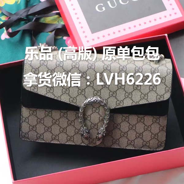 GUCCI蜜蜂酒神包奢侈品货源古驰虎头相机包