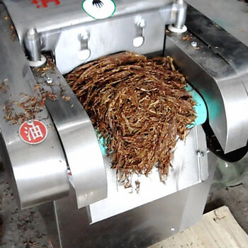 烟叶荷叶切丝机，精细茶叶梗切丝机细度可调0.6mm