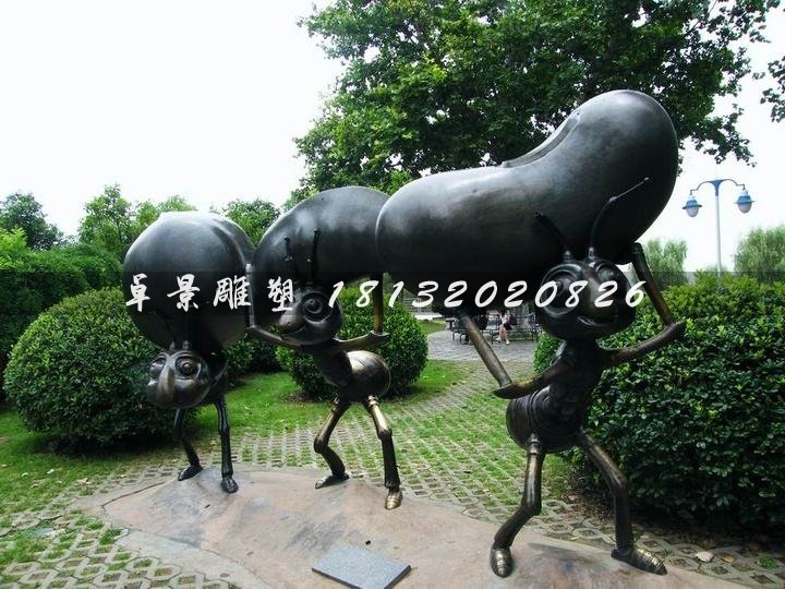 小蚂蚁搬月子铜雕公园玉米景观东西期间能喝铜雕胡萝卜排骨汤吗图片