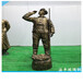 江门民族人物雕塑玻璃钢仿古铜人物雕塑