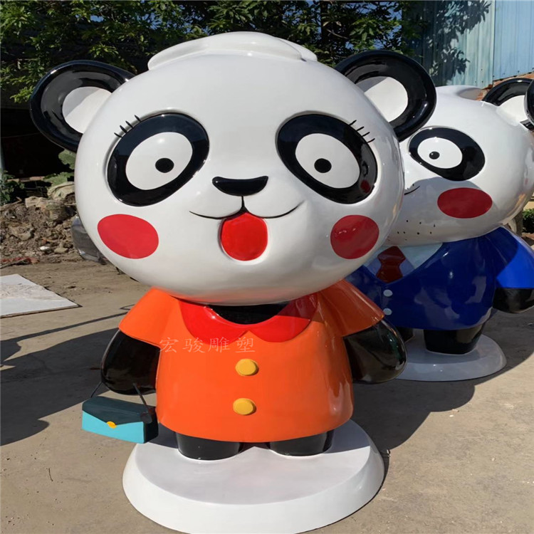 汕头玻璃钢商场卡通人物雕塑安装