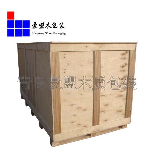 胶南出口木箱打包定制货物尺寸木箱木托盘加工定制