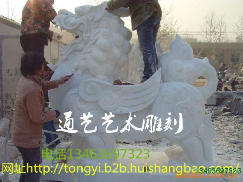 石雕麒麟石雕貔貅报价设计