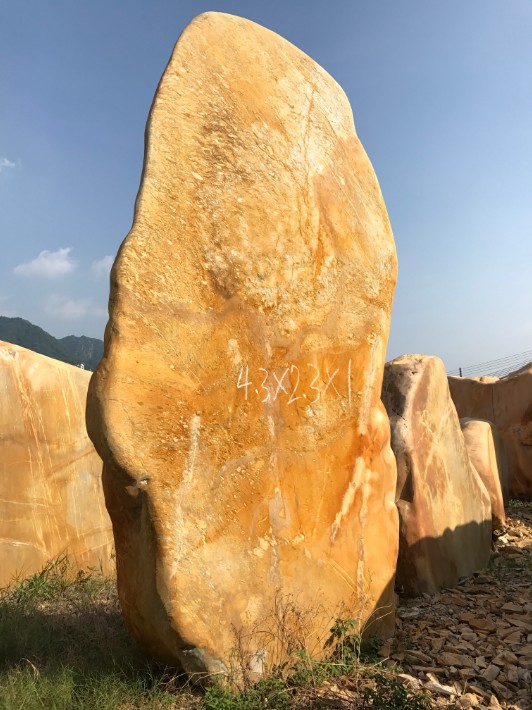 制作工艺黄蜡石品种园景园林用途广东产地广东清远面向地区贵池黄蜡石