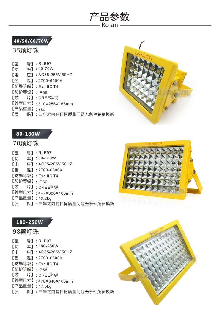 ZL8835防爆LED灯图片