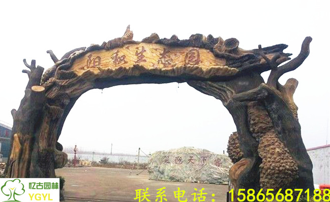 河南假樹_假樹大門配件_河南鄭州假樹大門型號