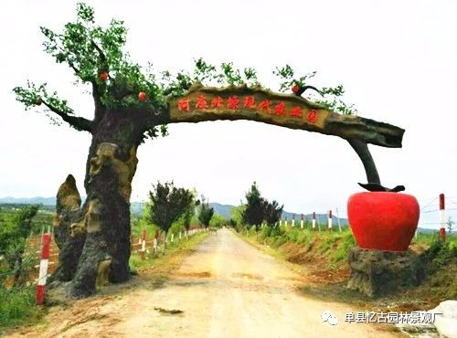 河北假樹(shù)大門安裝_河北假樹(shù)大門價(jià)格_河南仿木假樹(shù)大門景觀