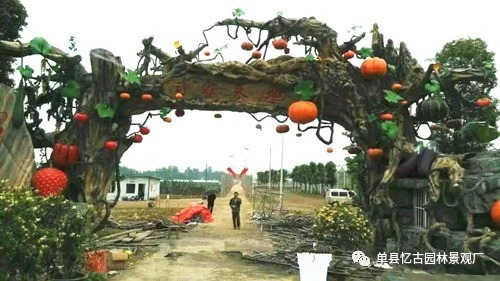 昌邑假樹大門_假樹大門制作