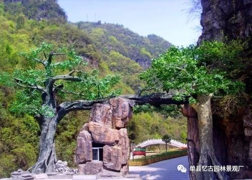 河南假樹大門制作廠家