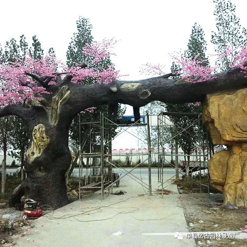 衡水仿木假樹大門生產(chǎn)廠家