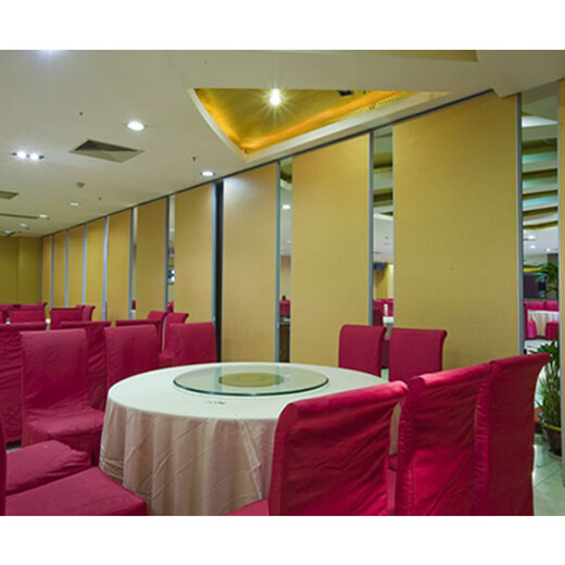 餐厅活动屏风推拉门深圳赛勒尔80型玻璃隔断折叠门免费测量设计