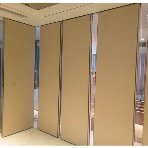 推拉式移动屏风隔断深圳会议室折叠隔断墙定做安装
