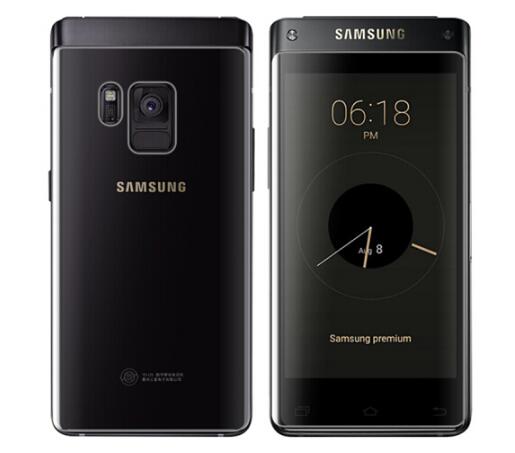 【三星(SAMSUNG)W2018翻盖手机金色电信4