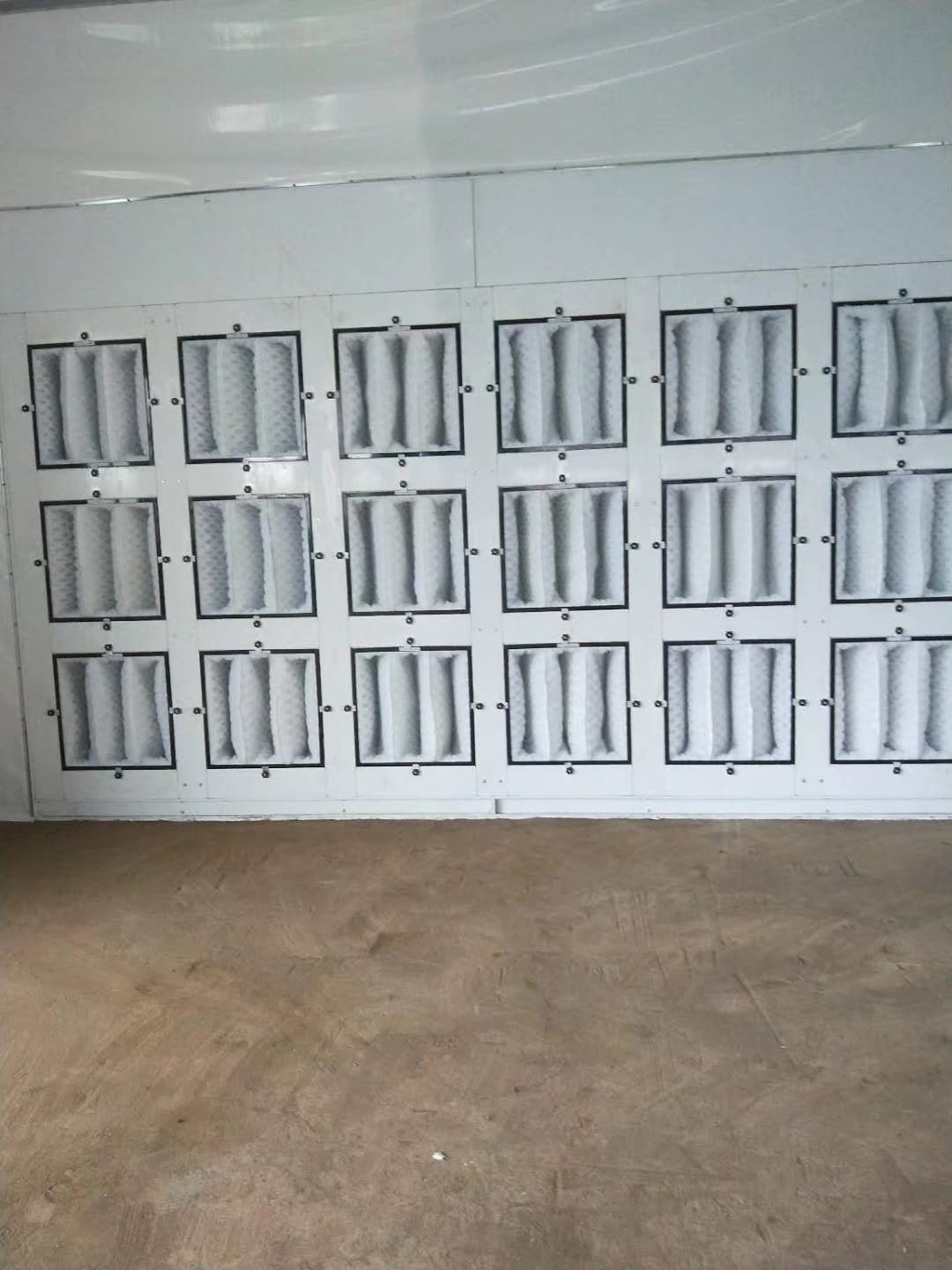 dpa干式漆雾过滤器在伸缩移动喷漆室中的应用