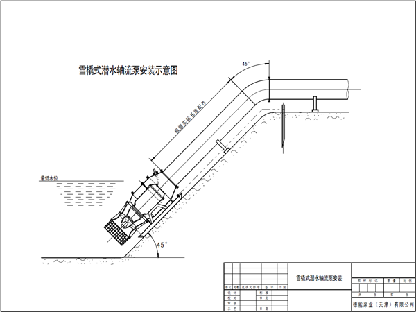 11斜拉式雪橇泵安装示意图_副本