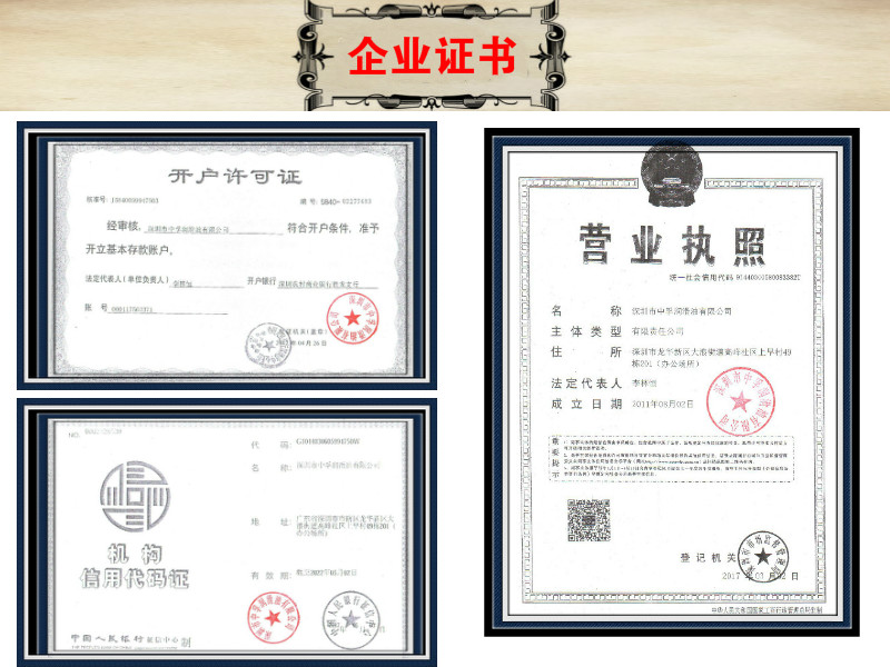 企業(yè)證書