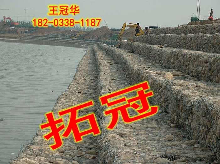 石籠網截流