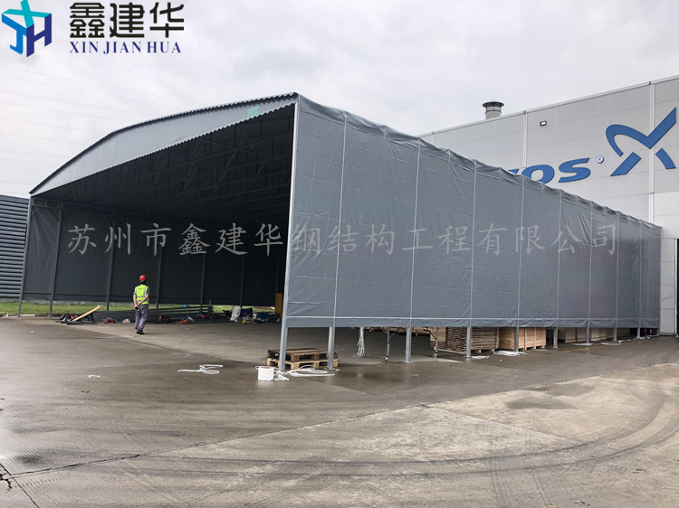 宁波慈溪区大型固定帐篷_推拉活动雨棚优质低价出售