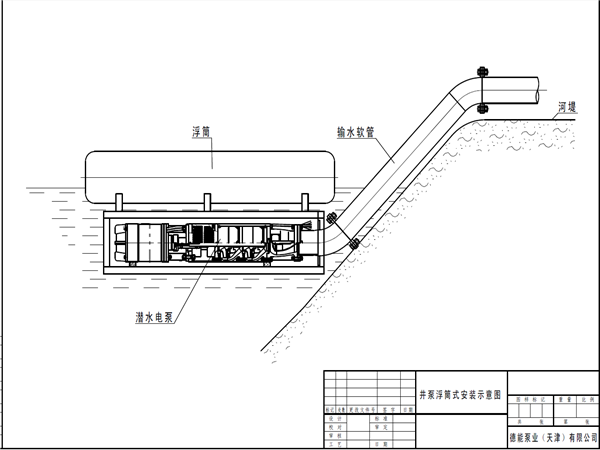 浮筒潛水泵安裝示意圖_副本