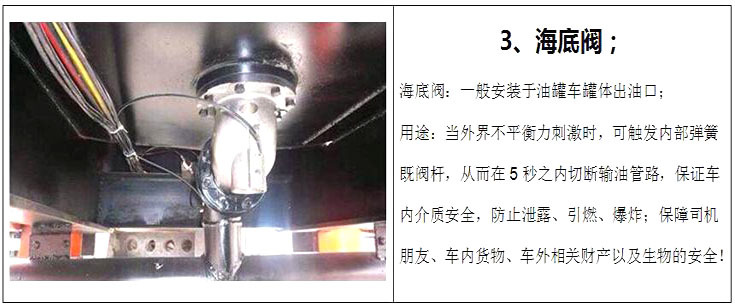 东风锐铃加油车海底阀细节图片及说明：