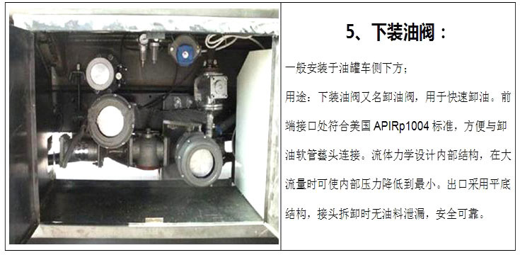 东风锐铃欧标灌口下装油阀细节图及说明：