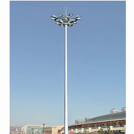 【高杆灯价格--潍坊高密升降系统25米高杆灯