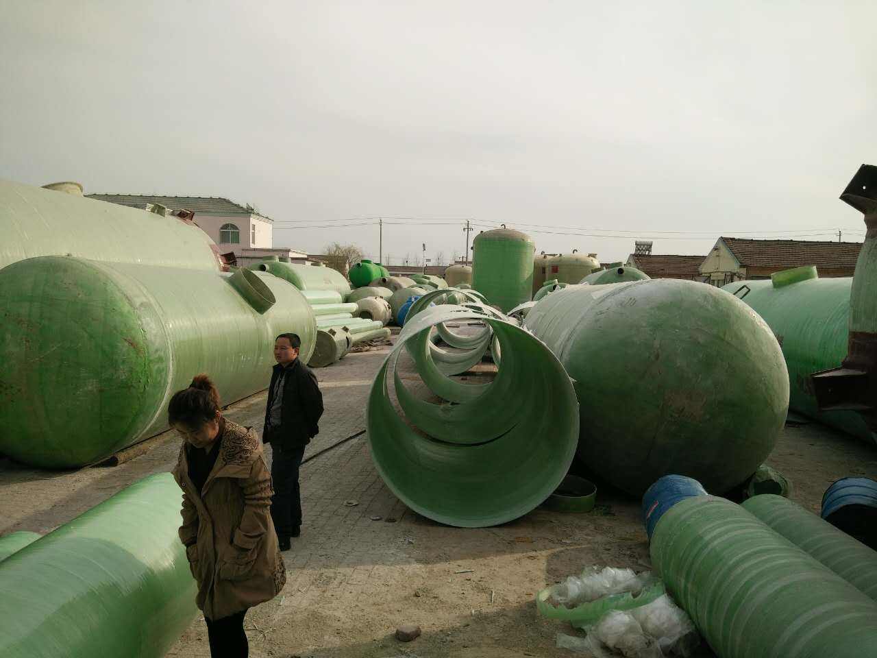 消防玻璃钢模压式化粪池规格
