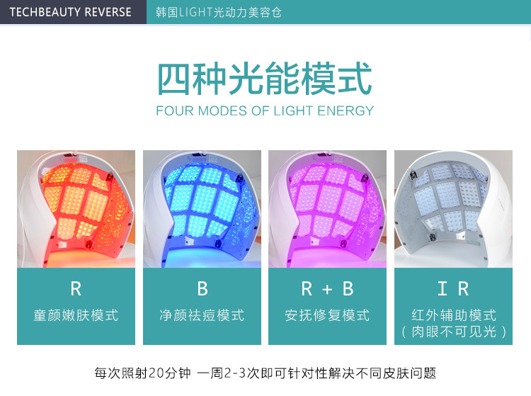 【家用2018新款光谱仪价格,圆球LED面部美容