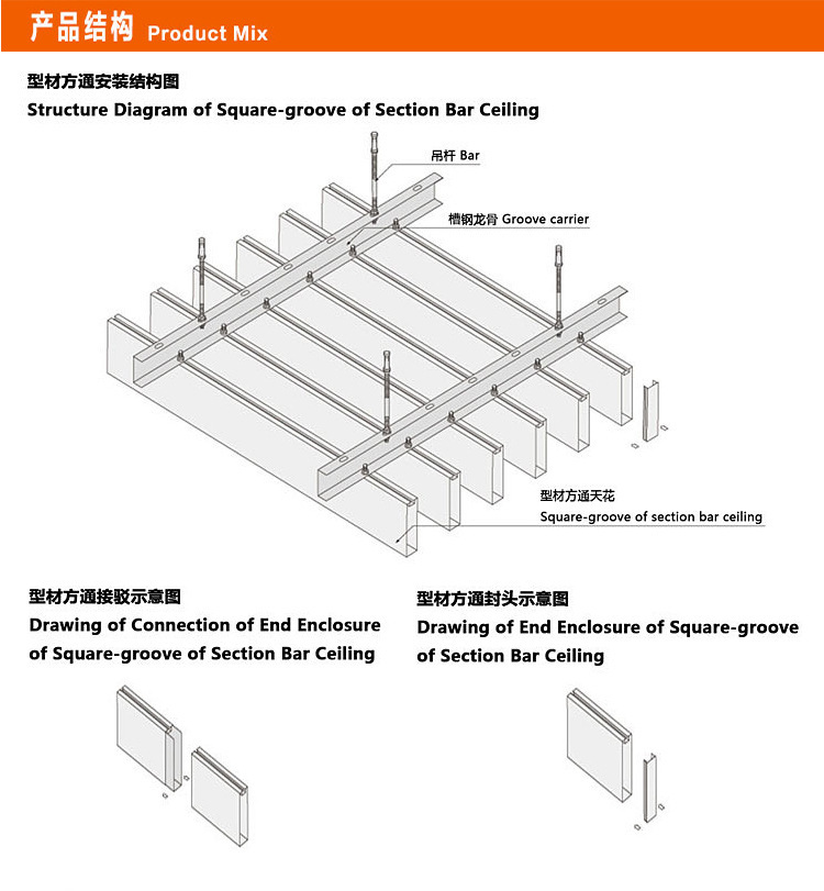 铝天花幕墙吊顶乐斯尔品牌铝方通厂家，铝方通喷涂工艺示例图12