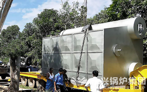 SZS40噸雙鍋筒縱置式燃油氣蒸汽鍋爐