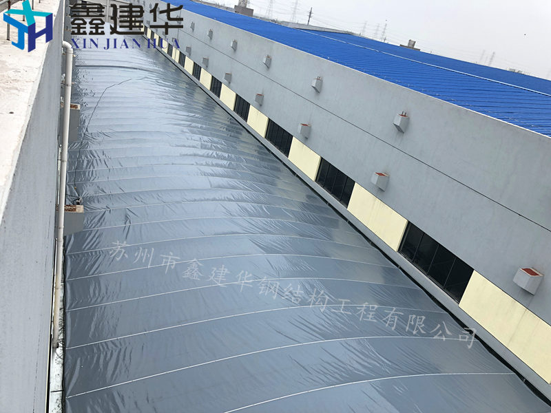 自洁,消音,适合工厂,室外,大排挡,物流,商铺等 整体安装,移动施工雨棚