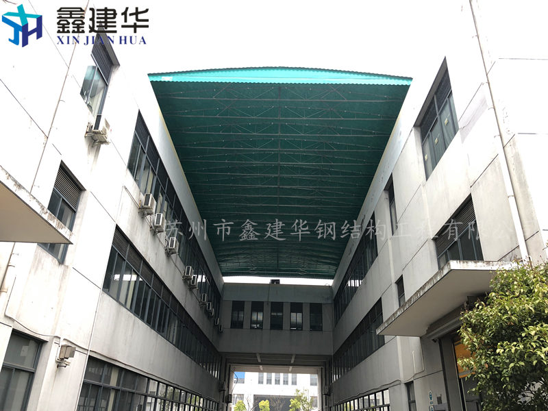 自洁,消音,适合工厂,室外,大排挡,物流,商铺等 整体安装,移动施工雨棚