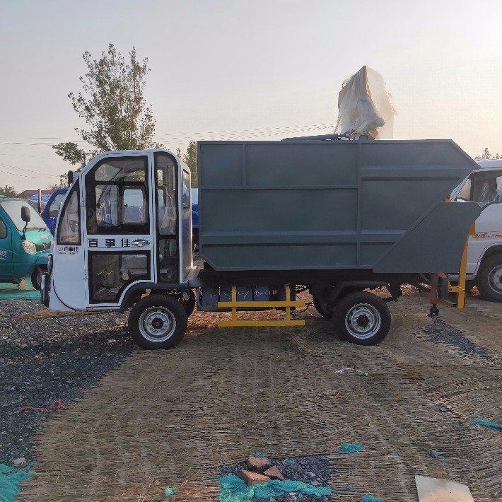 广西挂桶垃圾车多功能垃圾车电动垃圾运输车