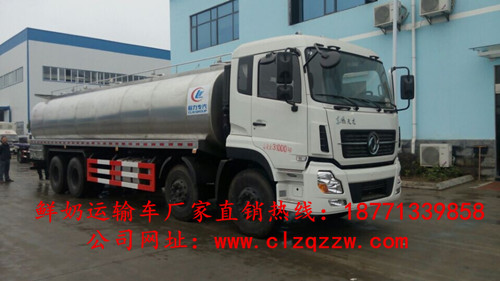5吨东风液态食品运输车国五_5吨鲜奶运输车价格图片