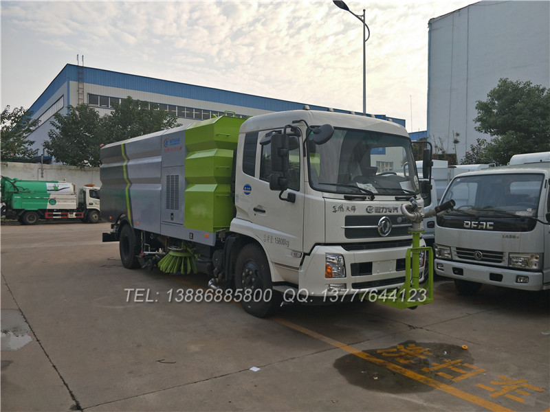 潮州市绿化洒水大型扫地车_市政环卫道路扫路车_煤矿扫地车