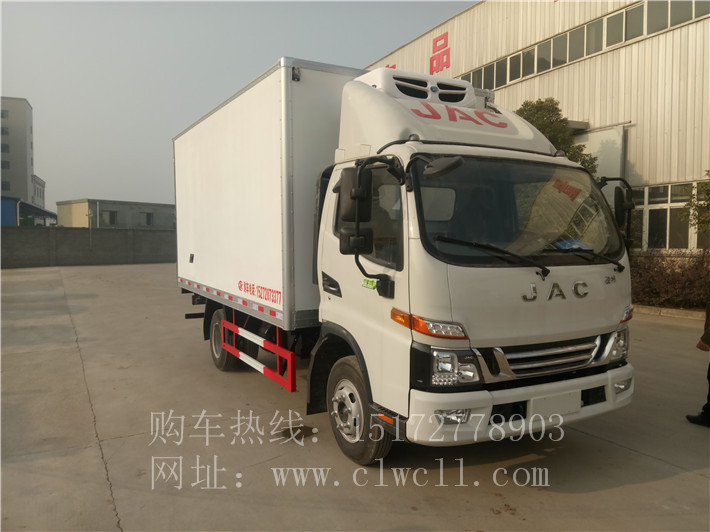 江淮骏铃V6国五冷藏车价格工厂冷藏车图片