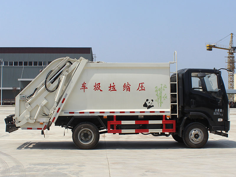 泰安市日本的垃圾车工作视频_中国二手压缩垃圾车市场价格