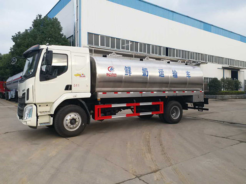 20吨解放液态糖浆运输车价格_内蒙古奶罐车厂家