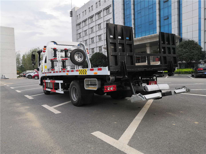 蓝牌欧马可全落地清障车厂家报价_蓝牌欧马可全落地清障车厂家