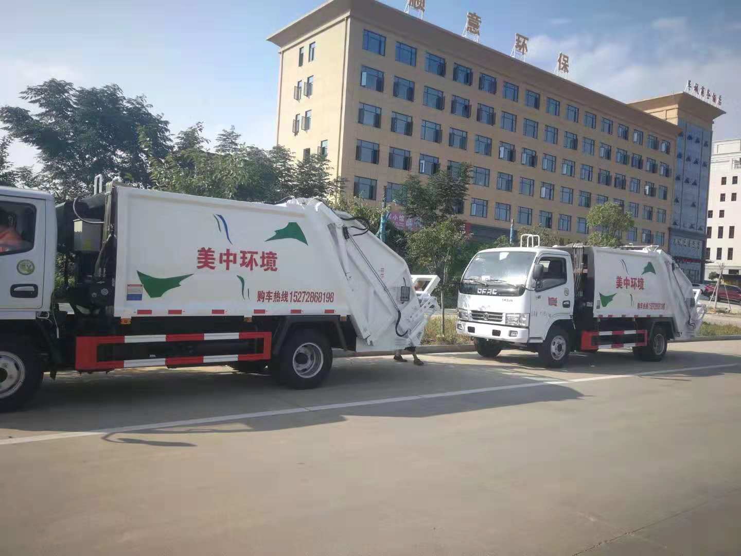 5吨东风压缩垃圾车销售电话_东风密封式垃圾车