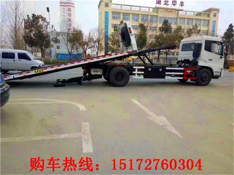 本溪市清障车价格_一拖一吊道路清障救援车