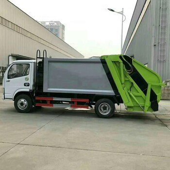 辽源市环保垃圾车_12方压缩垃圾车