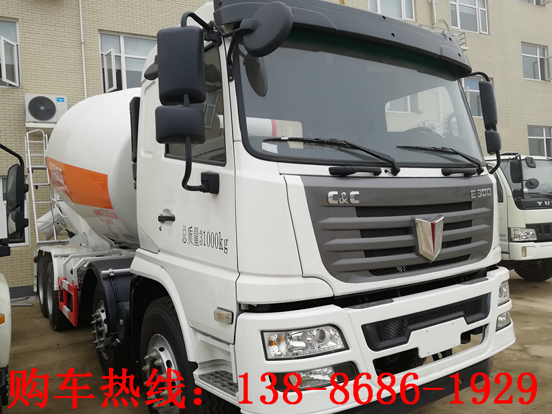 甘南藏族自治州联合重卡轻量化搅拌运输车12方国五发动机