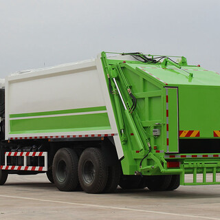 压缩式垃圾运输车后八轮18吨天龙压缩垃圾车图片图片4