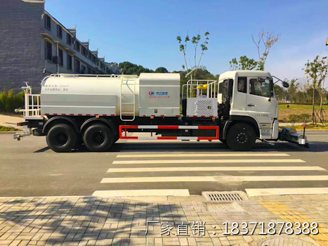 白山市东风环卫路面清洗车价格_大型路面清洗车经销商